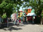 Bunte Häuser in La Boca