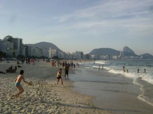 Strand in Copacabana