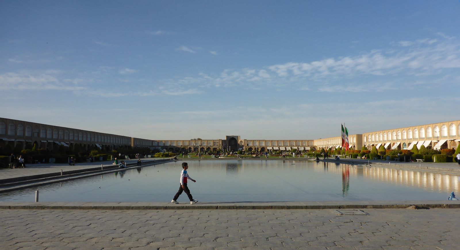 Blick über den Imama-Platz in Esfahan