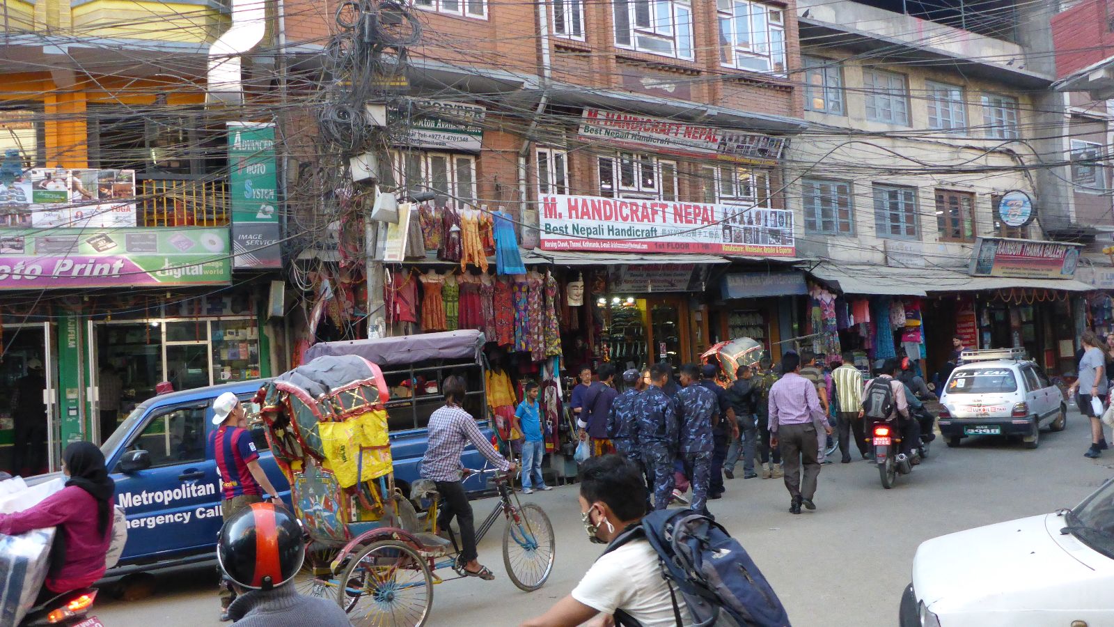 Quirliges Leben in Kathmandu