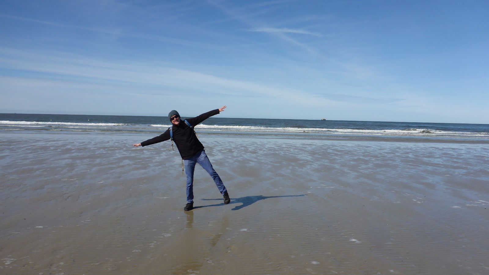 Im Winteroutfit ins Meer auf Langeoog