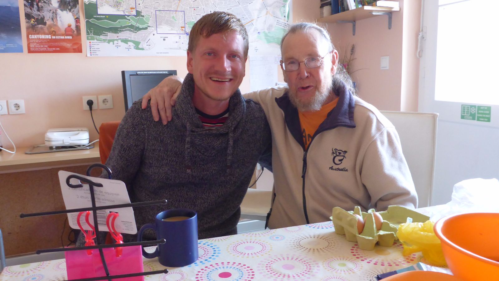 Im Hostel mit dem 80jährigen Traveller Paul