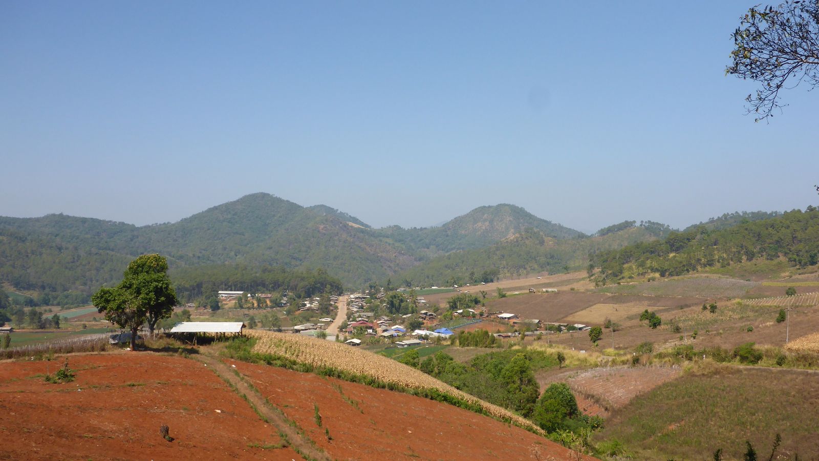 Schöne Aussichten auf dem Mae Hong Son Loop
