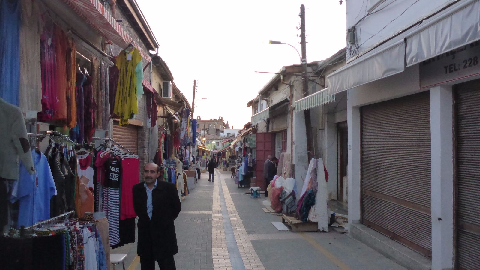 Straße im Norden von Nikosia