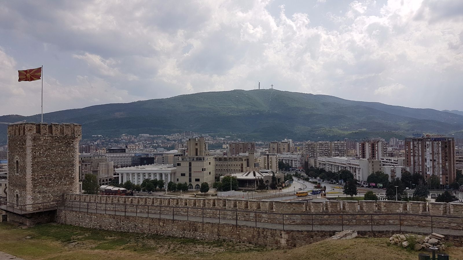 Blick vom Fort in Skopje