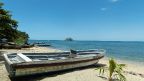 Boot am Strand