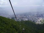 Blick von oben auf Caracas