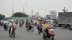Straßenverkehr in Saigon