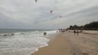 Kite-Surfer am Strand