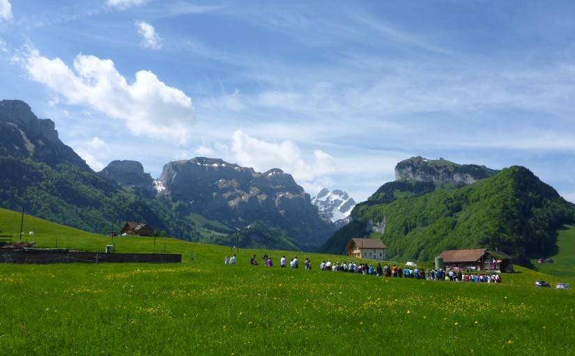 Himmelfahrts-Prozession in der Schweiz